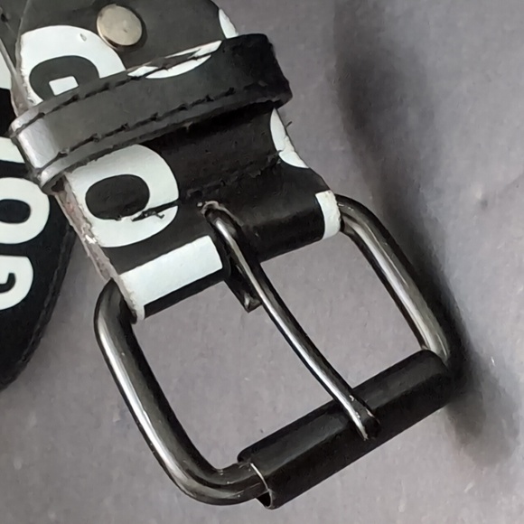 Genuine Leather Italian Style Black/Brown Men's Golfer Belt,M/M 34"-36". - Picture 2 of 10